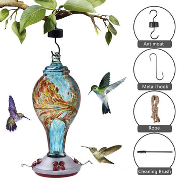 Hummingbird Feeders Gorgeous Glass
